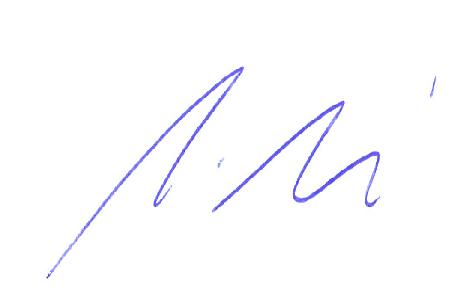 Unterschrift Marcus Meloni